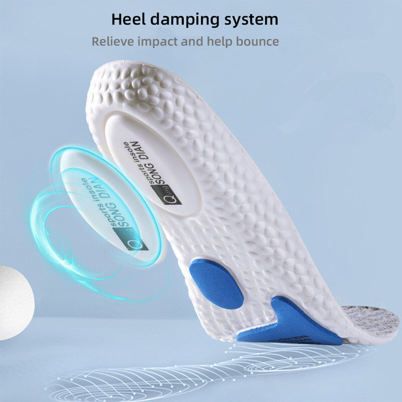 EVA Insoles for Shoes Sole Shock Absorption Deodorant Breathable Cushion Running Insoles for Feet Man Women Orthopedic Insoles