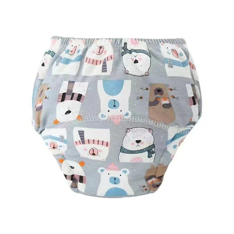 Cartoon Baby Diaper Pants Reusable Infant Nappy Diaper for Boys Girls Breathable Washable Potty Training Diaper Pants Dropship