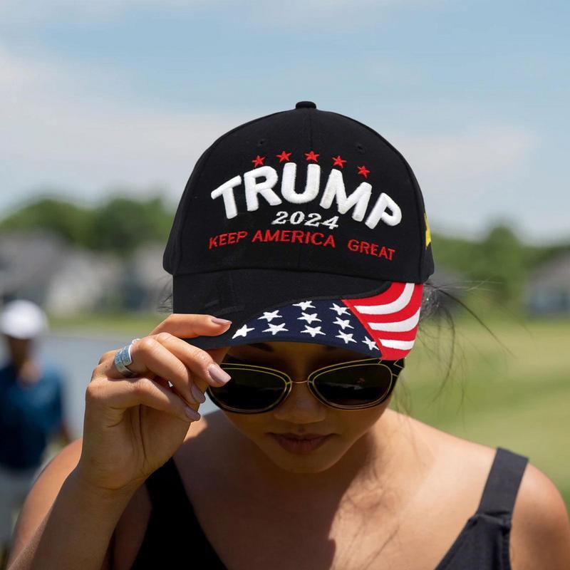 Berretto per le elezioni presidenziali 2024 cappello grande berretto da Baseball cappello sportivo in cotone a scatto regolabile