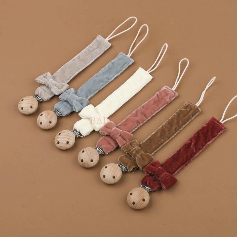 C9GB Pacifier Clips Baby Pacifier Holder Infant Teether Clip Toy Pacifier Strap Pacifier Chain Soother Chain Chain 24cm