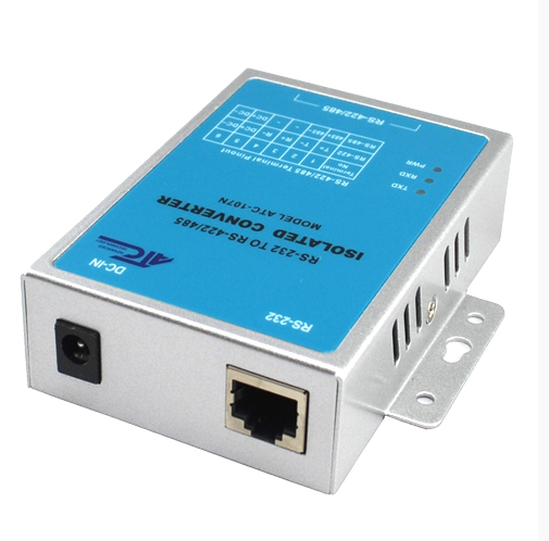 Home ATC-107N Industrial Class Wall-mounted Photoelectric Isolation Converter RS-232 TO RS-422/485