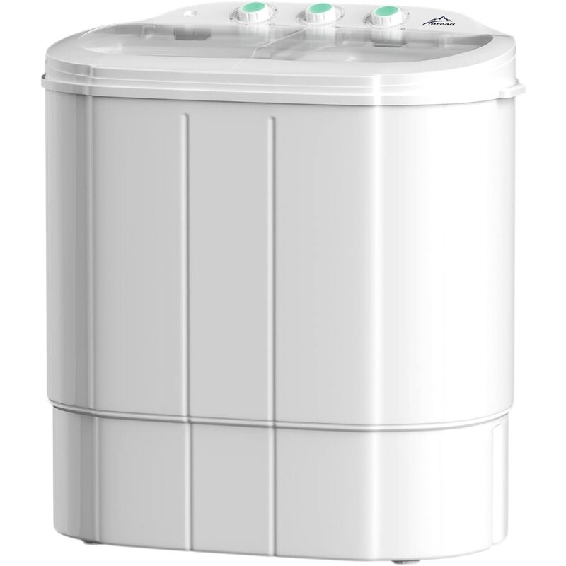 Lavadora pequeña portátil, Mini lavadora compacta de 13,5 libras, Combo giratorio, 2 en 1, lavadora