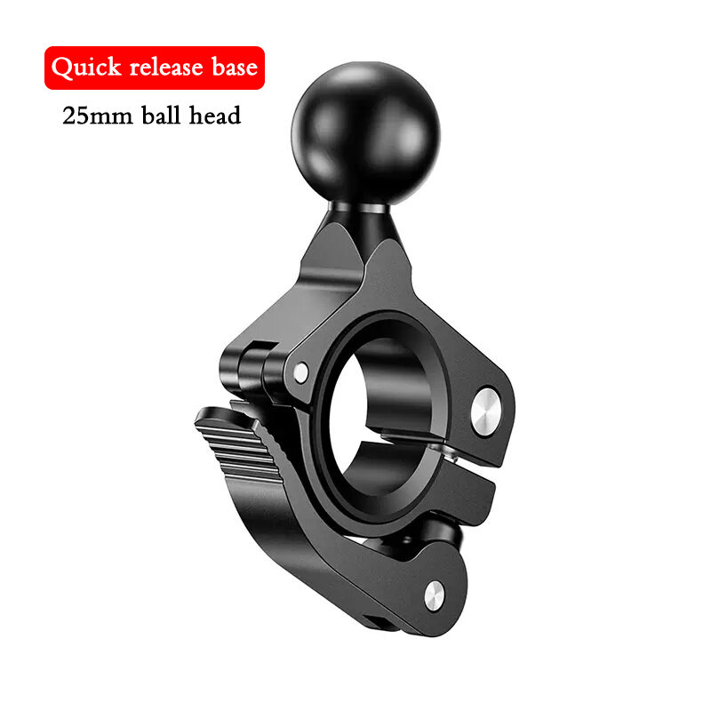 1 inch Ball Head Adapter Mount Base Motorcycle Handlebar Rearview Mirror Bracket for DJI GoPro Insta360 Action Camera Accessory