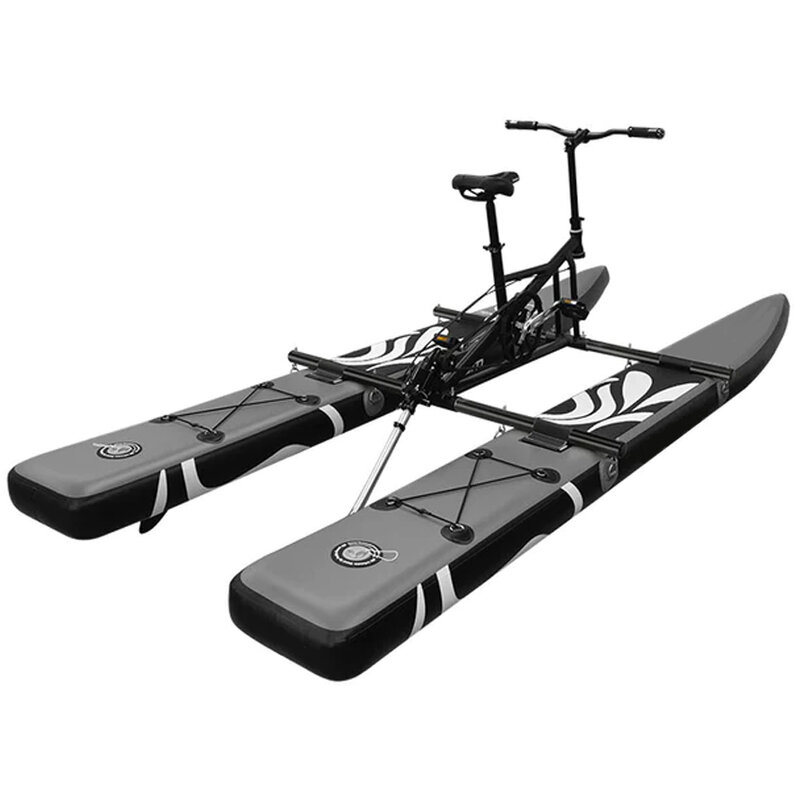 Fun world sport neues Design aufblasbares Single Water Bike Pedalo Tretboot schwimmendes Fahrrad zu verkaufen