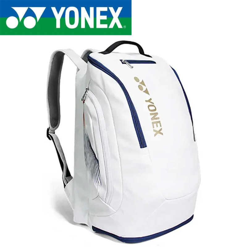 Yonex tas ransel raket bulutangkis pria dan wanita, tas olahraga tahan air latihan kompetisi, tas modis kapasitas besar