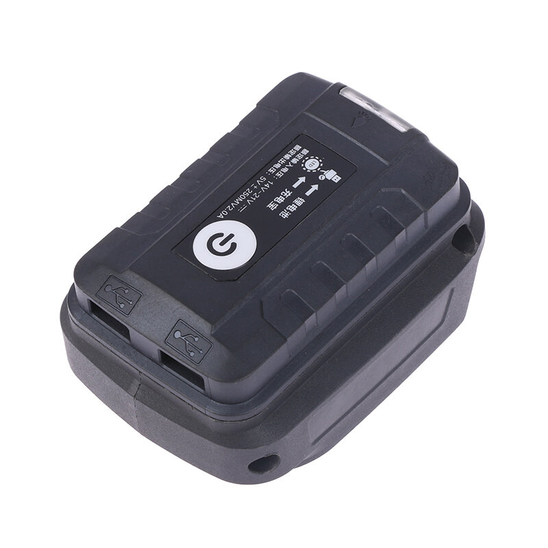 Adaptor lampu LED Senter USB pengisi daya ponsel untuk Makita 18V baterai Li-ion Power Bank