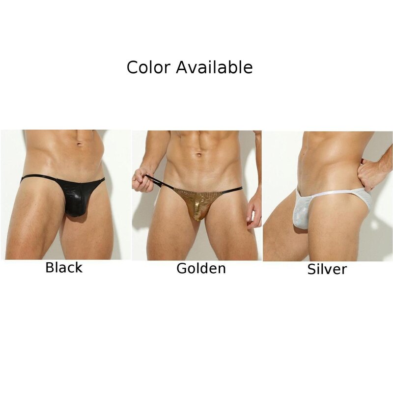 2023 męskie wypukłe majtki męskie z kieszonką stringi typu g-stringi siateczkowe seksowne bielizna męska pływanie niskie Bikini majtki plażowe bielizna
