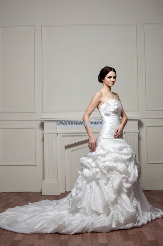 Frete grátis kralen novo design rendas até imagem real vestido de noiva boa qualidade personalizado vestido de baile branco/marfim vestidos de casamento sob medida