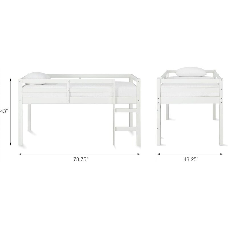 Children's Bed Frame, Twin Loft Beds, Children's Bed Frame