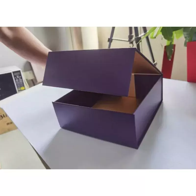 Boîte rigide en carton Scatola Regalo imprimée personnalisée, produit personnalisé, boîte à aimant, emballage de luxe, coffrets cadeaux pliants