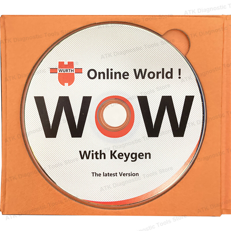 2023 populer w-aj W-O-W V5.00.12 WOW 5.00.r2 perangkat lunak multi-bahasa dengan Kuen untuk Tcs alat diagnostik mobil Multi-AG