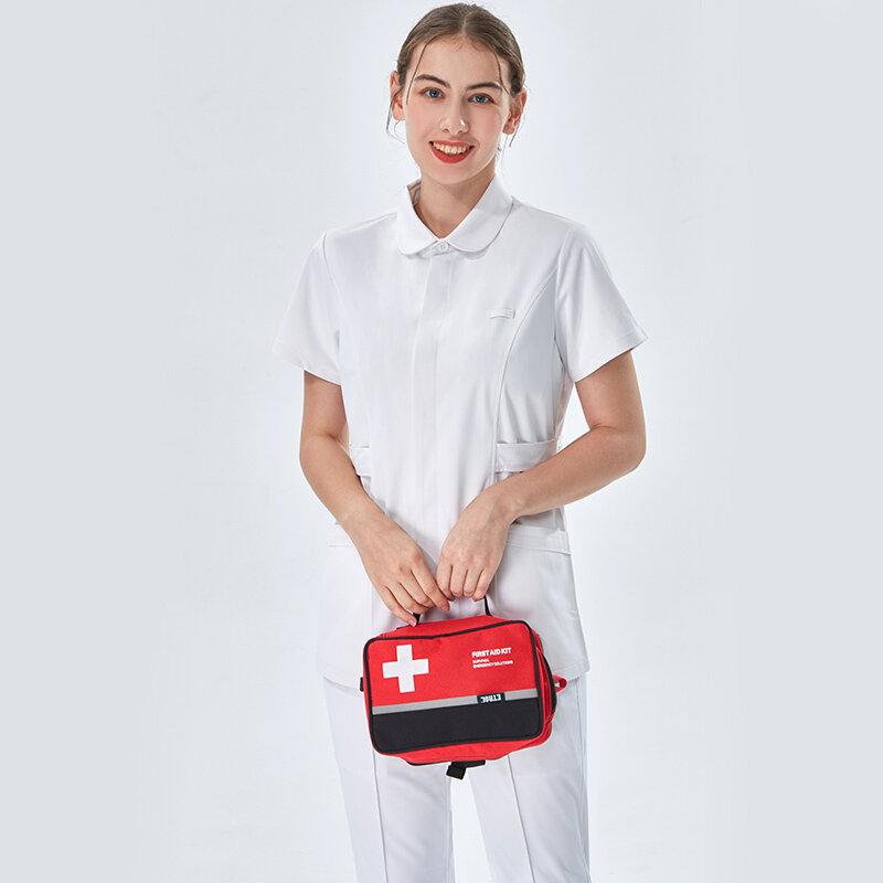 Women's Nurse Uniforms White Medical Scrub Set Hospital Workwear Beautician SPA Suit Dental Top and Pant Scrub Outfit 802
