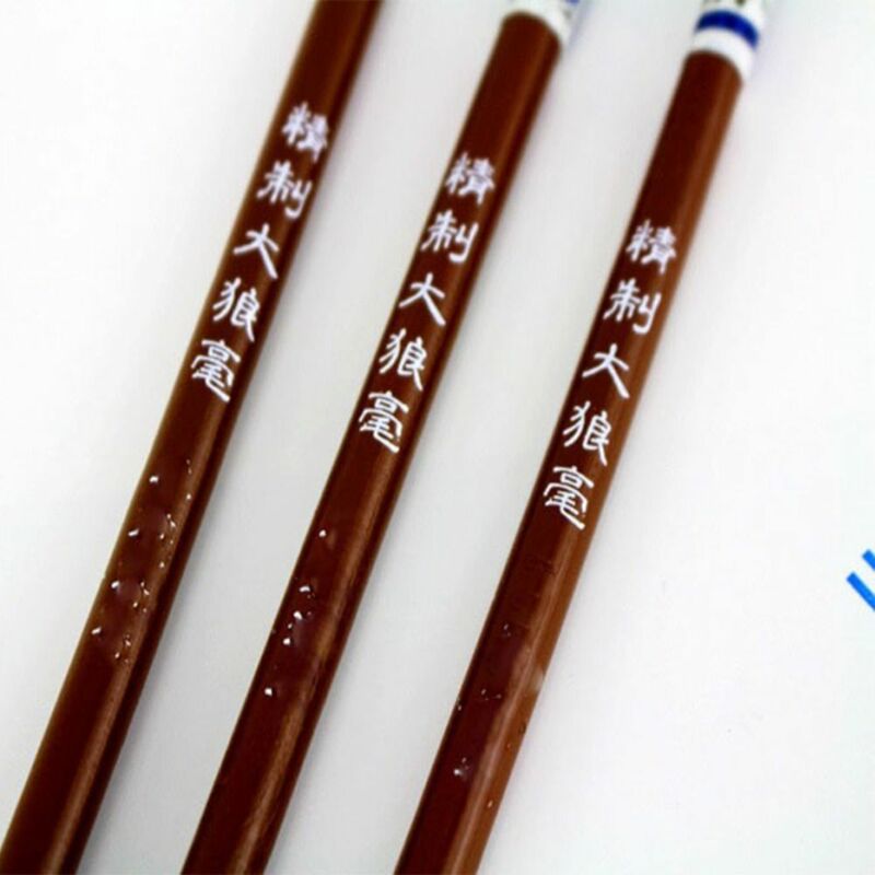10 шт. традиционная китайская кисть для письма с белыми облаками волчьей шерстью, кисть для каллиграфии, принадлежности для каллиграфии, ручка для письма из бамбука