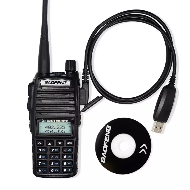 Baofeng usb cabo de programação com driver cd para UV-5RE UV-5R pofung uv 5r uv5r 888s UV-82 UV-10R rádio em dois sentidos walkie talkie
