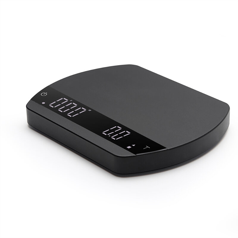 Fbrickita-小型スマート電子コーヒースケール、デジタルキッチンツール、高精度、LEDスクリーン、arcタイマー、2kg、0.1g