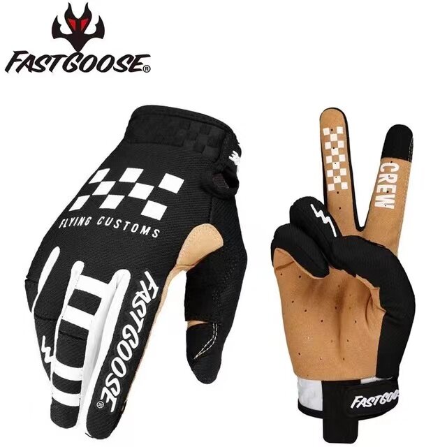 Перчатки для мотокросса FASTGOOSE, стильные скоростные перчатки для сенсорного экрана, MX MTB, для внедорожных гонок, спортивные велосипедные перчатки