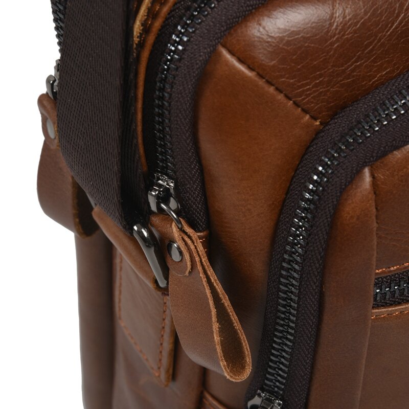 Мужские сумки-тоуты LAOSHIZI, кожаная сумка-мессенджер из коровьей кожи, однотонные деловые сумки на плечо