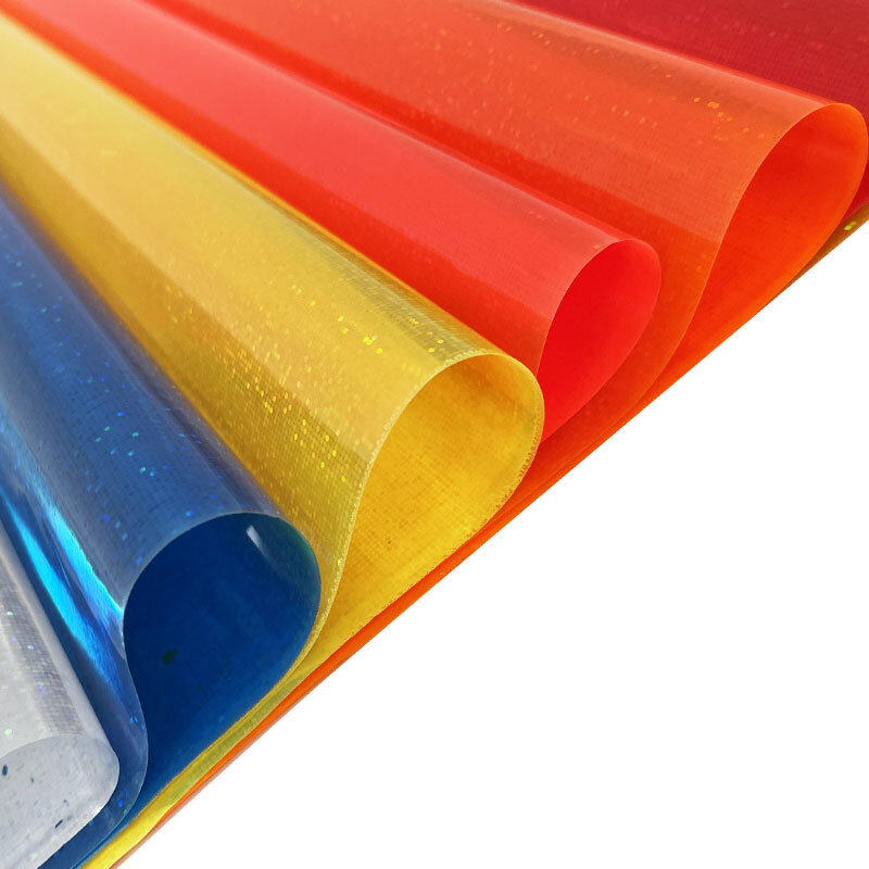 ورقة pvofeng-Sparkle العاكسة الدقيقة ، مادة عاكسة للعاكس ، ملحقات السلامة الشخصية ، 47x49cm