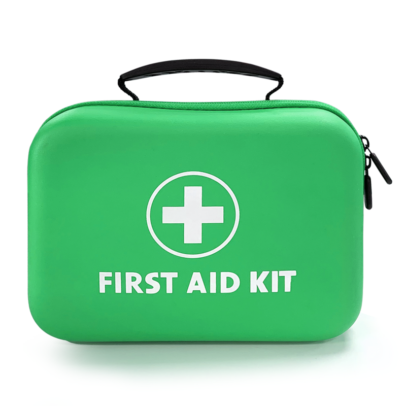 Tas penyimpanan pertolongan pertama medis kapasitas besar kosong tas EVA PU kecil untuk rumah tangga luar ruangan obat berkemah perjalanan