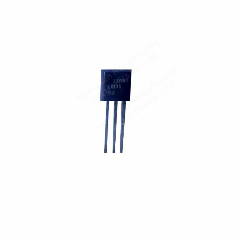 Sensor de temperatura LM35DZ/LFT1, pantalla de seda LM35DZ, paquete TO-92-3, 10 piezas