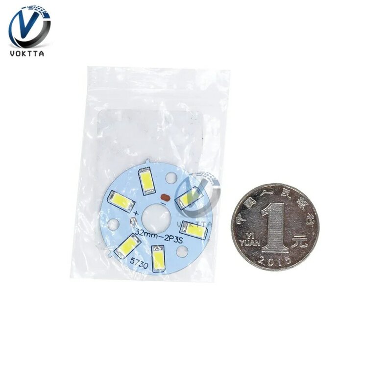 5Pcs 3W 5730 White LED Emitting Diode SMD Highlight Lamp Panel Board SMD Car Interior Dome Light Board LED Panel Lamp