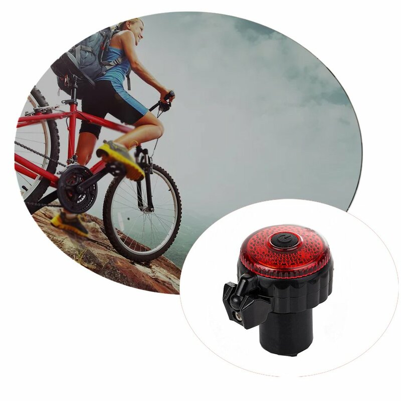 Sepeda panas dengan setang ringan memblokir kaca spion belakang dengan lampu cermin disesuaikan keamanan untuk sepeda gunung pengiriman cepat