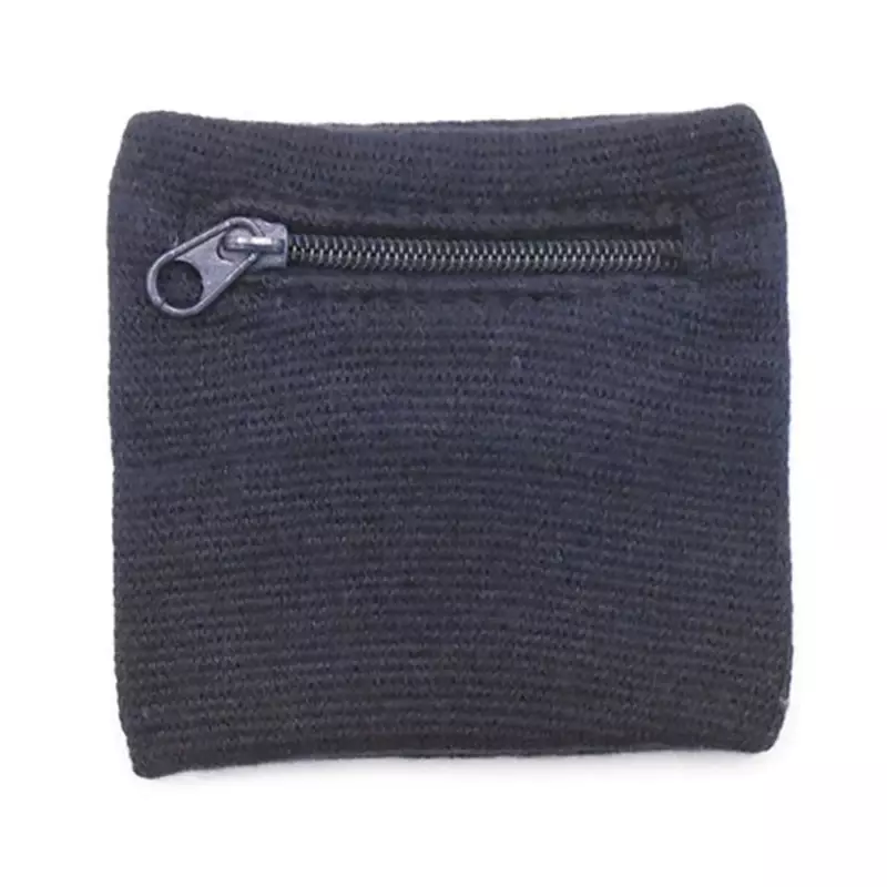 Sport Wristband, Zipper Workout Wallet Wrist Bag Breathable Pocket Sweatband Wrist Wallet for Running Coin Key Storage