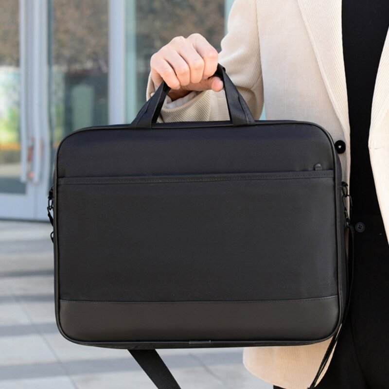 15,6-дюймовая сумка для ноутбука, легкая сумка для компьютера, мужская большая сумка-мессенджер