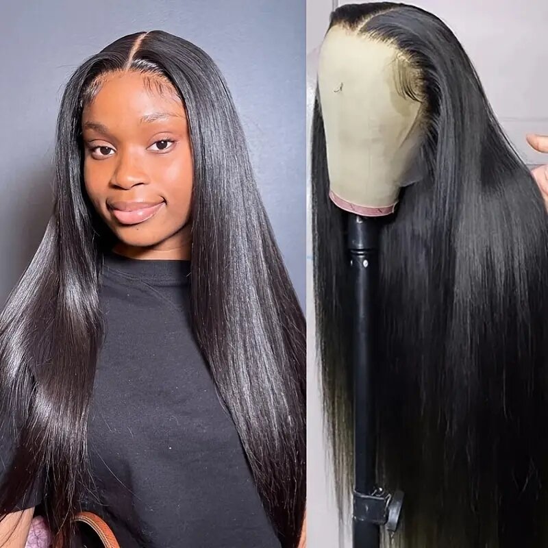 Bone Straight Lace Front Wigs  13x4 Hd Lace Wig Human Hair Wigs For Black Women Pre Plucked Brazilian 13x6 Lace Frontal Wig