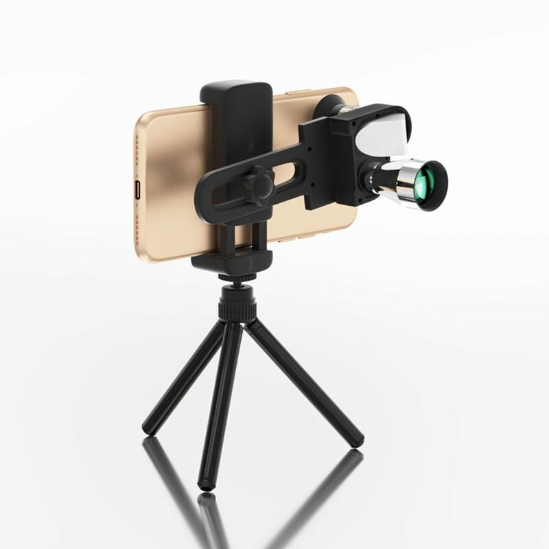 Mini Pocket Aluminum Alloy Monocular Telescope, Night Vision HD, Camping ao ar livre e Birdwatching, Caminhadas, 8 × 20