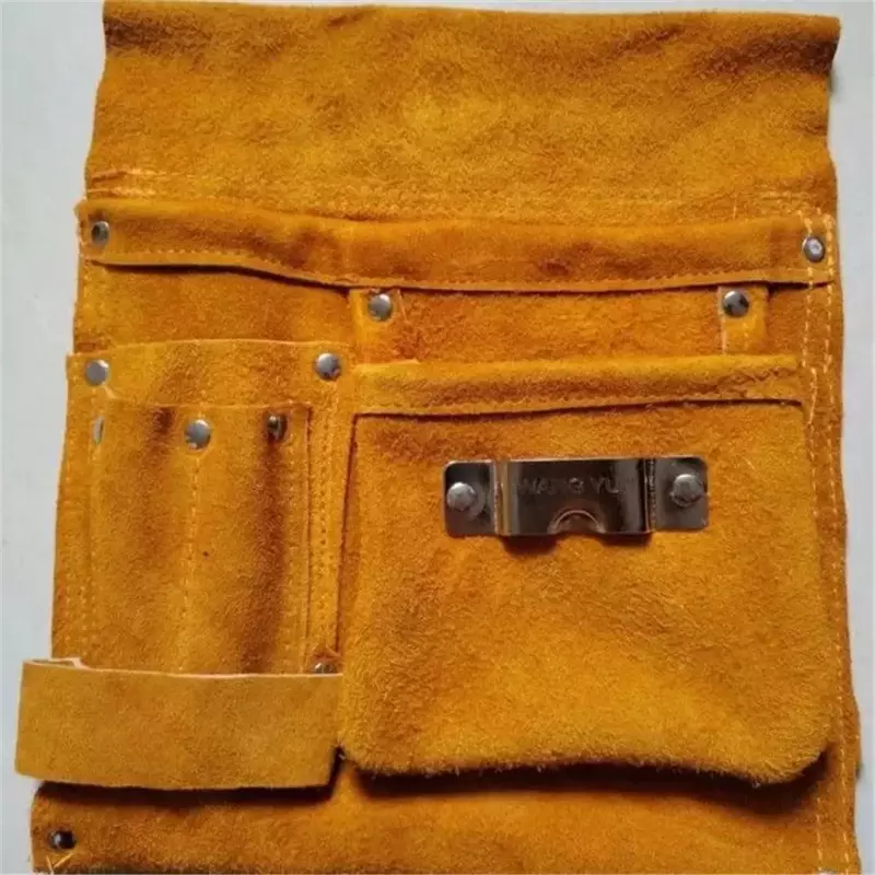 Nuova cintura portatile per attrezzi con capacità della cintura in vita borsa per attrezzi in pelle rinforzata di grandi dimensioni borsa per attrezzi da carpentiere per elettricisti