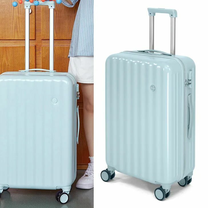 Bolsa de equipaje con ruedas universales para hombre y mujer, Maleta de viaje de 24 pulgadas, Funda de cuero de 20 pulgadas, 004