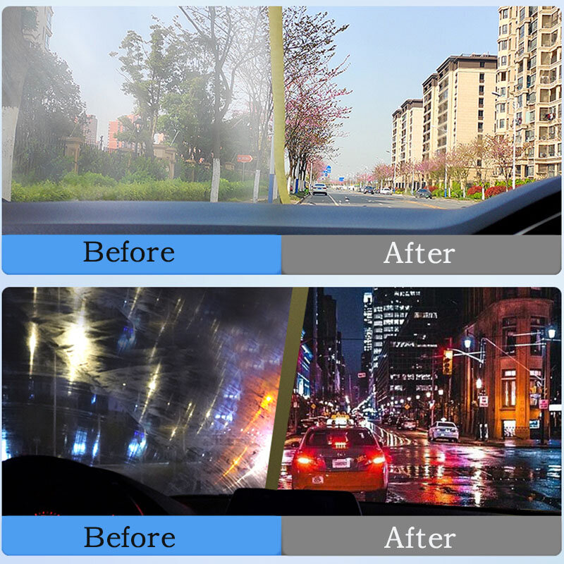 Detergente per vetri per vetri auto detergente per vetri AIVC composto per lucidatura parabrezza pasta per la rimozione delle macchie d'acqua Anti-pioggia per auto per uso domestico