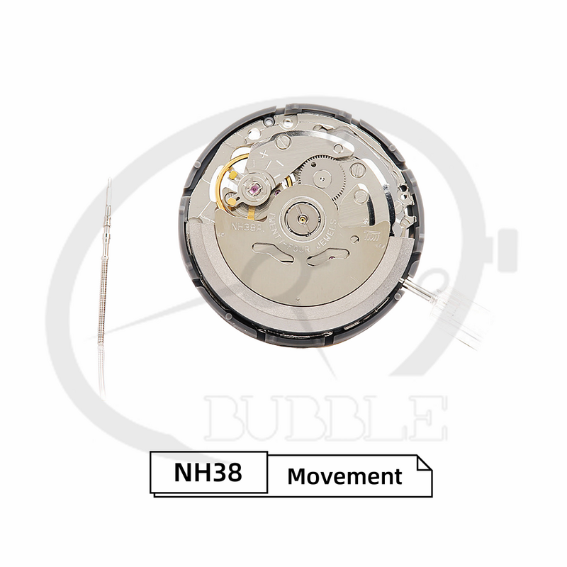 Neues original importiertes nh38a mechanisches werk automatische ketten bewegung nh38 präzisions bewegung