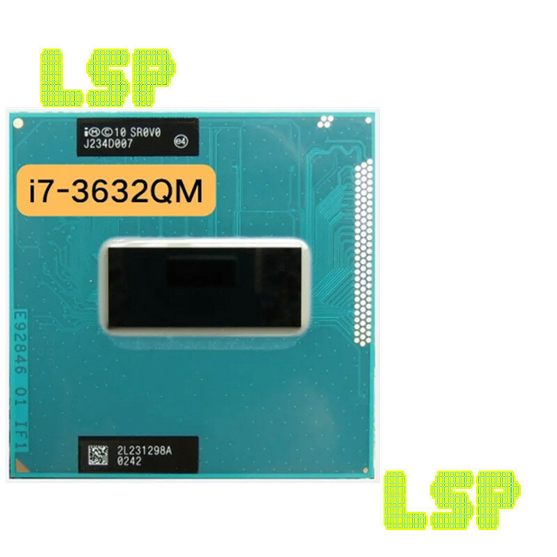 Оригинальный процессор Intel Core i7-3632QM i7 3632QM SR0V0 2,2 ГГц четырехъядерный 8-поточный процессор I7 3632QM 6M 35 Вт Разъем G2 / rPGA988B