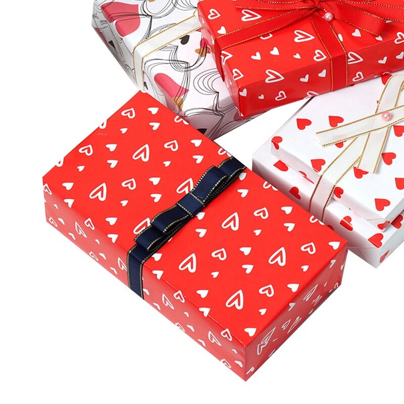 Feuilles de papier d'emballage Love Coussins, papier d'emballage cadeau, 70cm x 50cm, jour de Léon, cadeau de mariage, cadeau de travailleurs, ensemble de 12