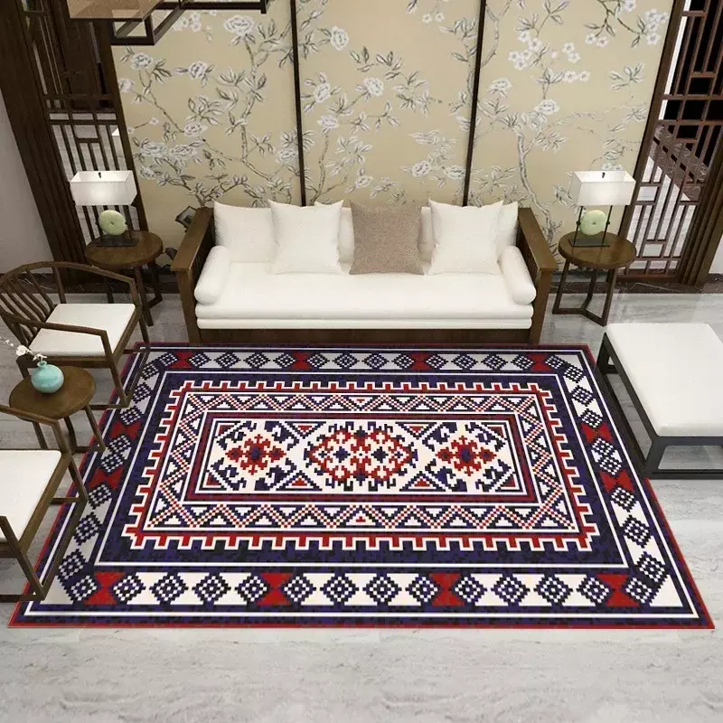 CC2205-409-Large Plush Carpet Living Room Decoration Tie-Dye Soft