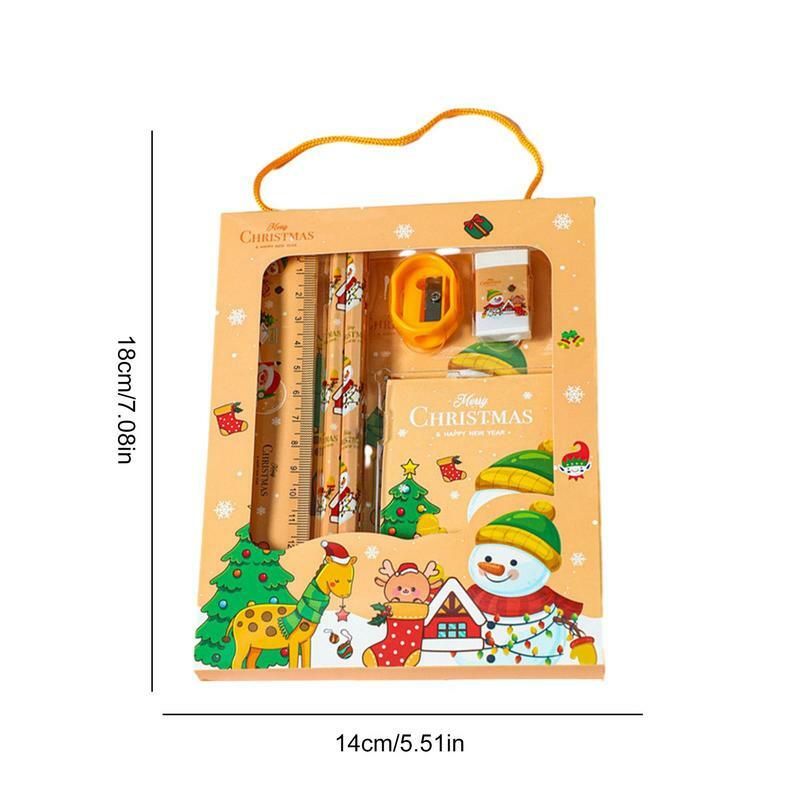 Set di scatole regalo di cancelleria per regali di cancelleria natalizti ncelleria per atmosfera festiva per premi per l'asilo