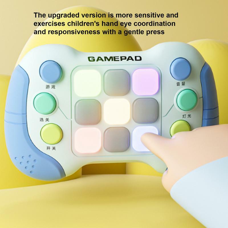 Elektroniczna gra Bubble Pop elektroniczna szybka gra prasowa dla dzieci kolorowa zabawka spinner dla umiejętności motorycznych zasilany z baterii zabawka