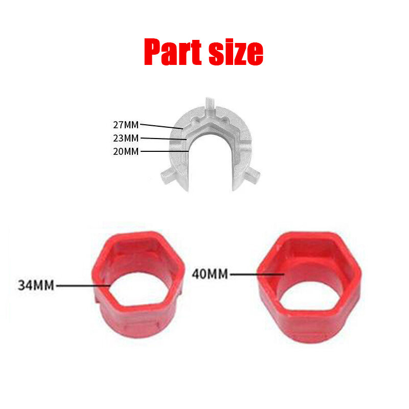 8 In 1/5 In 1 Flume Wrench Anti-slip Kitchen Sink Repair Tools Bathroom Faucet Assembly Key Plumbing Installation Wrench