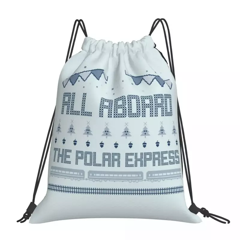 Рюкзаки Polar Express, многофункциональные портативные сумки на шнурке, спортивные сумки с карманами на шнурке для путешествий
