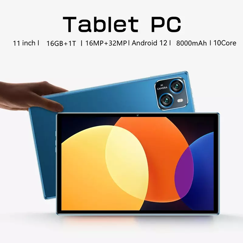 2023ทุกรุ่นใหม่แพด6 Tablet Pro Android12 11นิ้ว16GB 1T 5G สองซิมโทร GPS บลูทูธ Wi-Fi แท็บเล็ต PC WPS