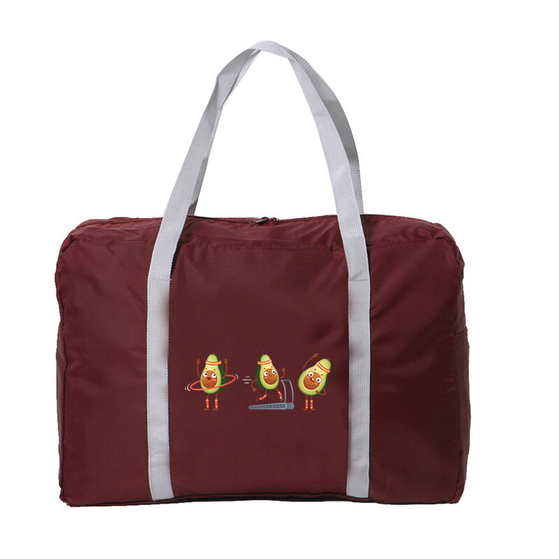 Duża pojemność moda bagaż podróżny torba na modę Avocado drukuj torba weekendowa przenośna torba podróżna na wakacje schowek do przenoszenia torebki