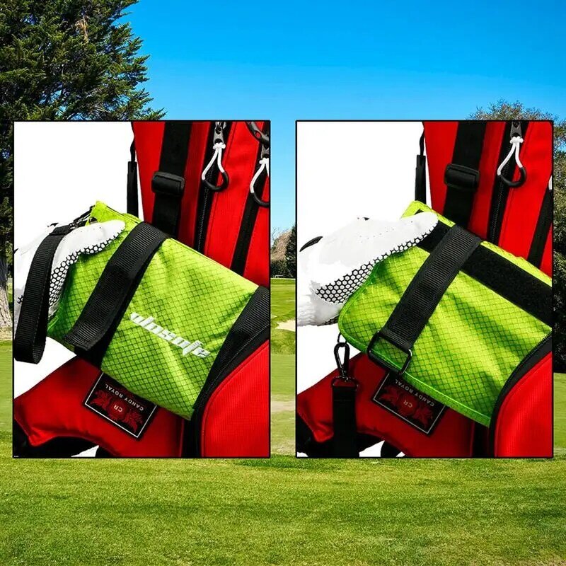 Golf Ball Bag Pouch Mini Golf Tee Pouch Bag Golf Mini Pouch Organizer Bag Foldable Storage Bag Multifunctional Multi Pocket Golf