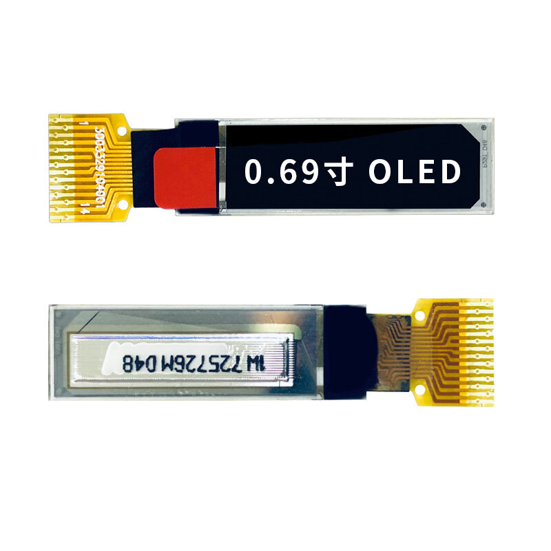 شاشة LCD ResalTV مع ماتريز ، OLED ، 1.69 "، 96x16 ، SSD1306 ، SSD1315 ، SSD1312