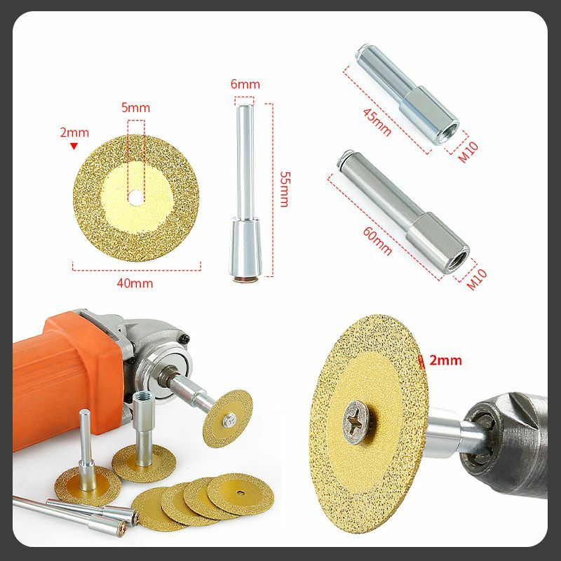 5PCS 40mm Dremel Tool Mini Cutting Disc for Rotory Accessories Diamond Grinding Wheel Rotary Circular Saw Blade Abrasive Discs