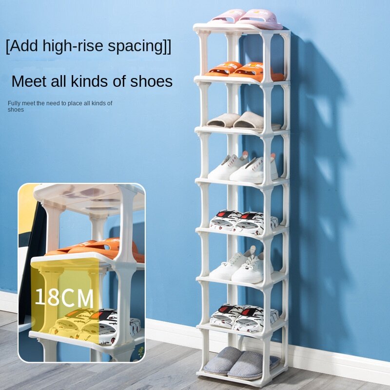 Пластиковая полка для обуви, шкафы для обуви для домашнего общежития, многоуровневые полки для хранения обуви