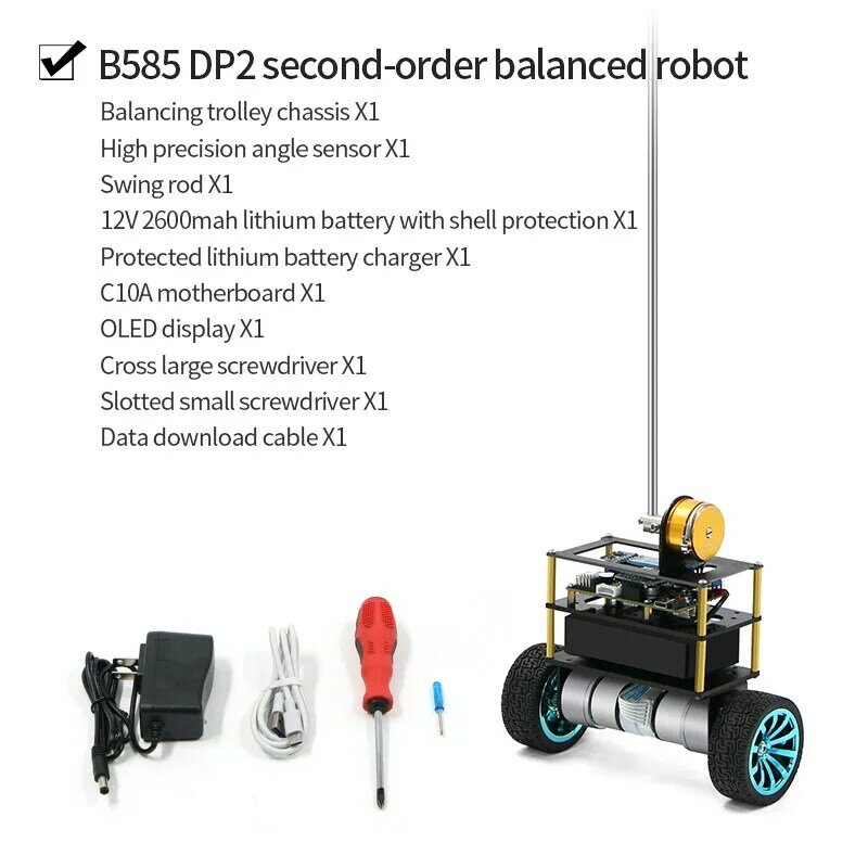 BESTEC-B585インテリジェント2バランスロボット,リバースコントロール,2輪バランス,コネクテッドカーstm32