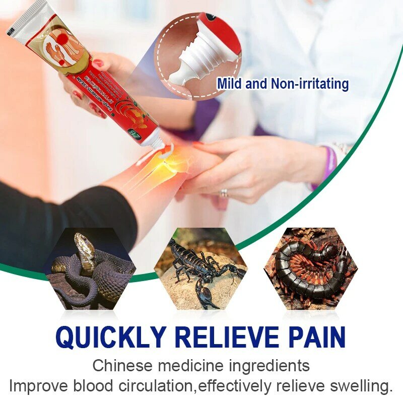 20g wolfberry alívio da dor pomada tratar reumatismo artrite do joelho de volta creme analgésico lombar gesso médico à base de plantas chinesas