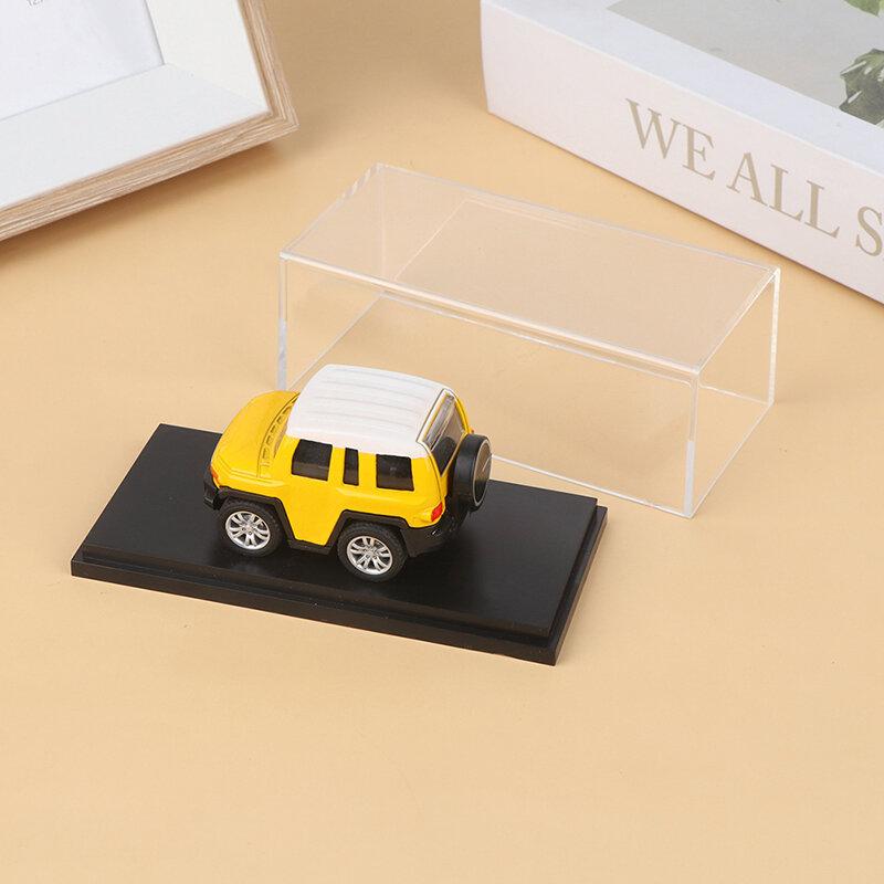 Caixa protetora de acrílico, capa dura, caixa de exibição para mini-ichamps bburago faísca, modelo carro F1 fórmula 1 brinquedo miniatura, escala 1:43, 1:64